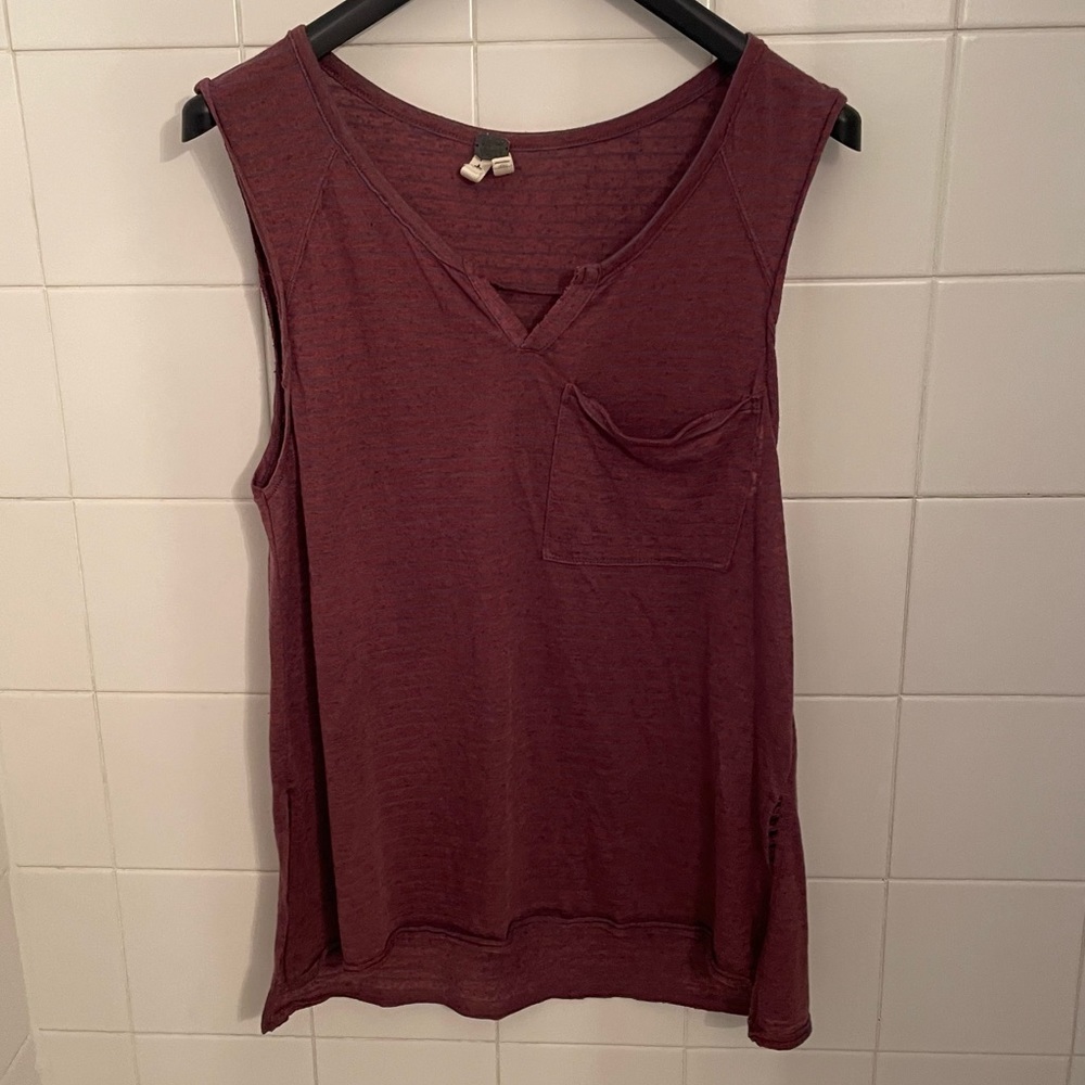 Free People Short Sleeve Shirt